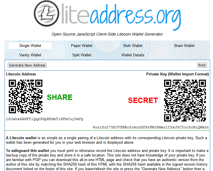 Melhor carteira Litecoin: carteiras de papel