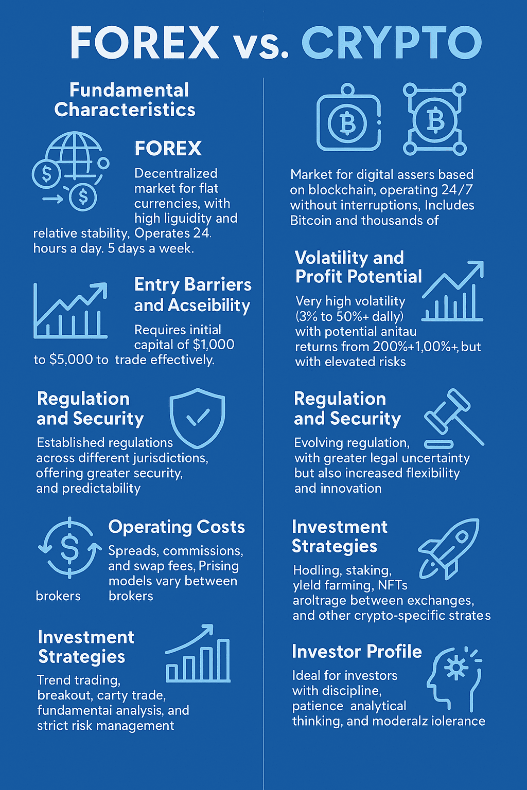 Forex ou Criptomoeda: Qual é Mais Lucrativo?
