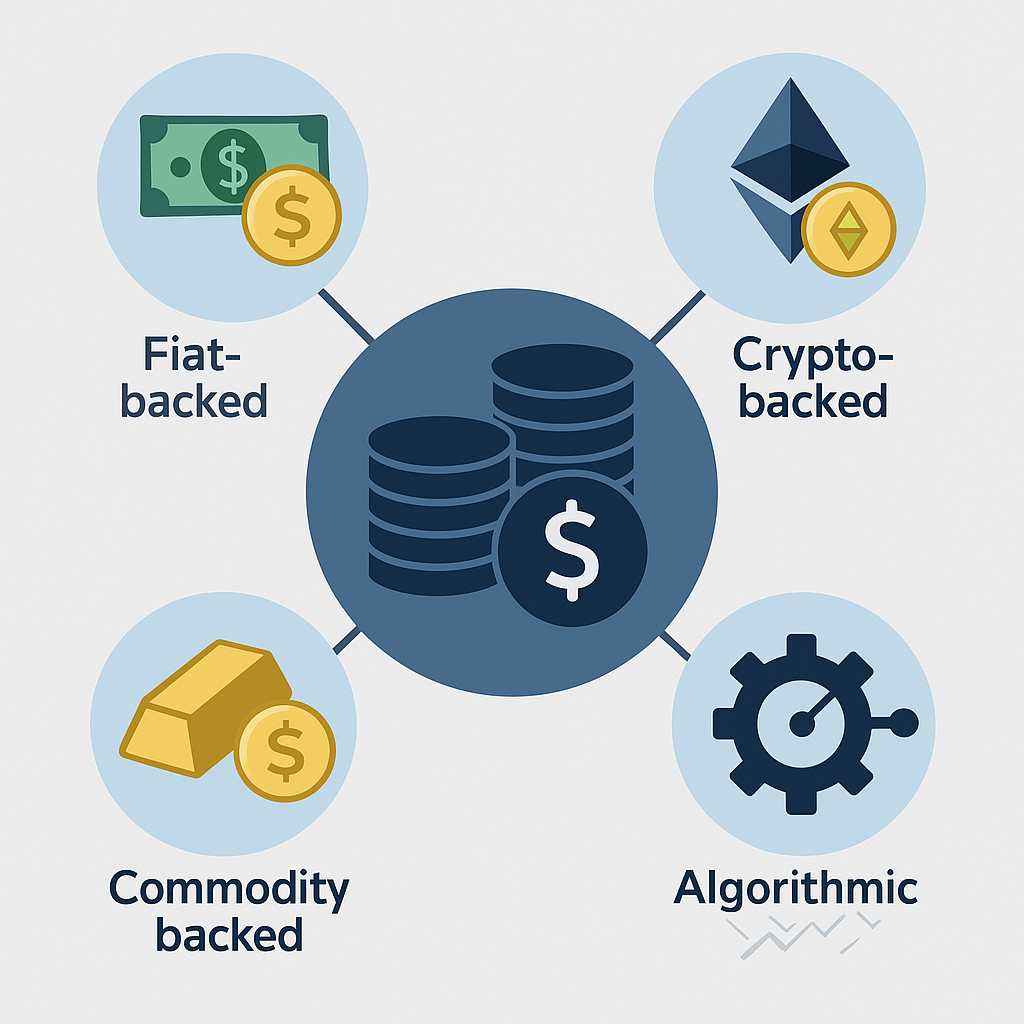 Principais tipos de stablecoins que você deve conhecer